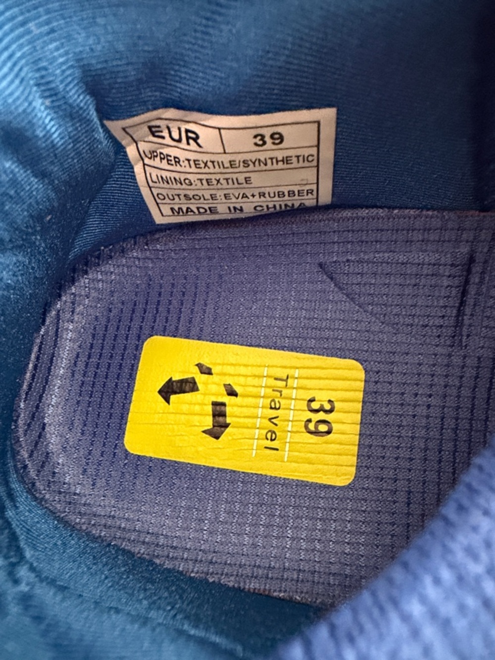 Bright Electric Blue Knit Lace-Up Sneakers - Picture 10 of 10